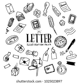 Letter Illustration Pack