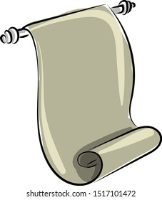 Letter, illustration, vector on white background.