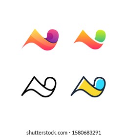 Letter A Illustration Vector Template, Suitable for Creative Industry, Multimedia, entertainment, Educations, Shop, and any related business