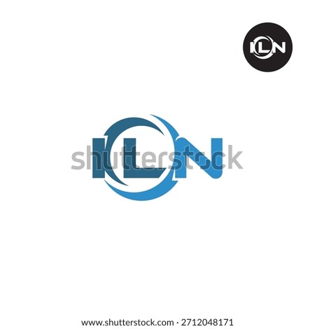 Letter ILN Logo Initials Acronym