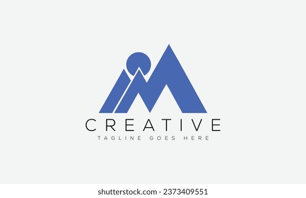 Letter IM logo design template vector illustration