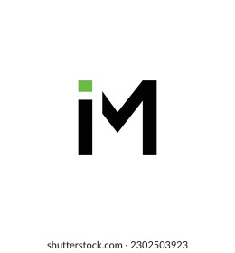 Letter IM Logo Design Vector Template. Initial IM Letter Design Vector Illustration.						