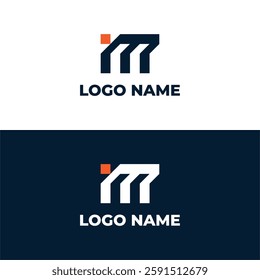 LETTER IM MODERN LOGO DESIGN TEMPLATE