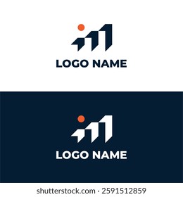 LETTER IM MODERN LOGO DESIGN TEMPLATE