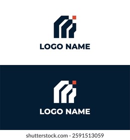 LETTER IM MODERN LOGO DESIGN TEMPLATE