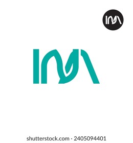 Letter INA Monogram Logo Design