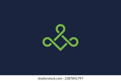 letra un icono de logotipo infinito diseño de plantilla de diseño vectores inspiración