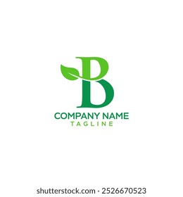letter or initial alphabeth with leaves, this logo is perfect for use in business, natural, eco, bio energy, etc