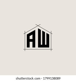 Plantilla de diseño de icono del logotipo inicial de la carta.