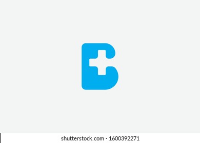 Letter Initial B health logo design inspiration