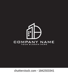 Letter Initial B logo icon design template.