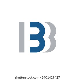 Letter Initial B logo template design 