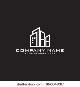 Letter Initial BB logo icon design template.