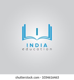 Letter I initial Business Education Logo