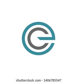 Letter / Initial CE logo design