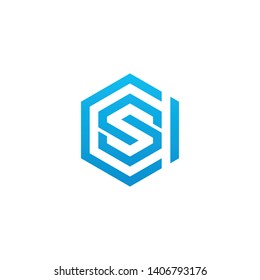 Letter / Initial CSI logo design