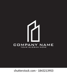 Letter Initial D logo icon design template.