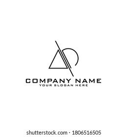 Carta Plantilla de diseño de iconos de logotipo DN inicial.