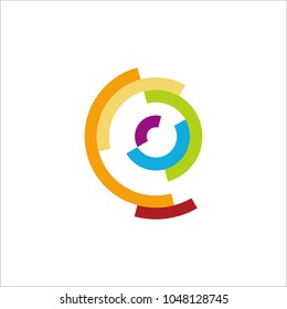 Letter Initial E Logo Design Template
