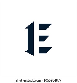 Letter Initial E Logo Design Template
