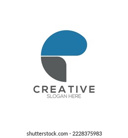 Letter Initial E Logo Design Template