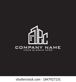 Carta Plantilla de diseño de iconos del logotipo inicial de la CE.