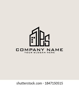 Letter Initial ES logo icon design template.