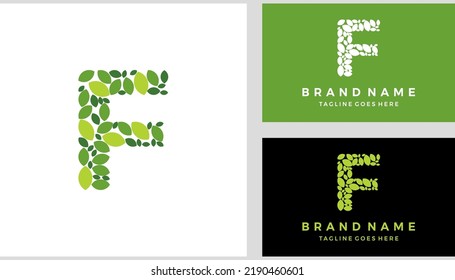Carta Plantilla de diseño de vectores de logotipo de F inicial