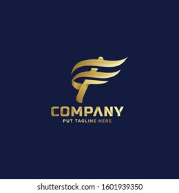 Letter Initial F logo Template for company