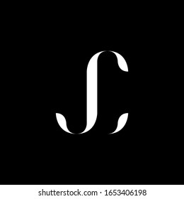 Letter / Initial JC logo design