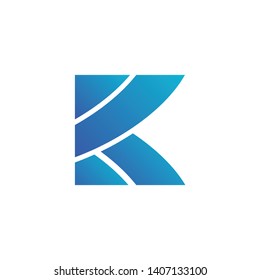 Letter / Initial K logo design