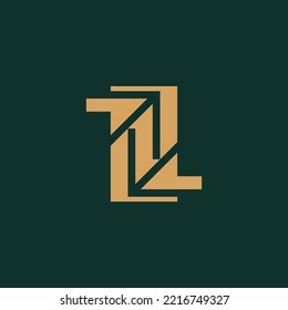 letter initial L logo. LL chart logo. law and legal logo