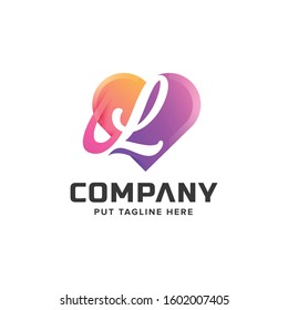 Letter Initial L logo Template for company