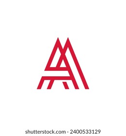 Letter Initial A Logo Design Template