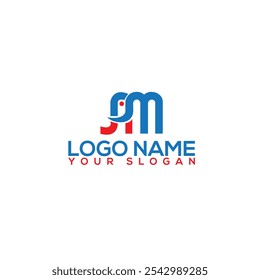 AM Letter Initial Logo Design Template Vector Illustration