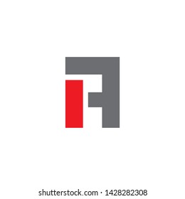 A letter initial logo design vector template