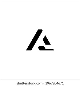 letter initial A logo design vector