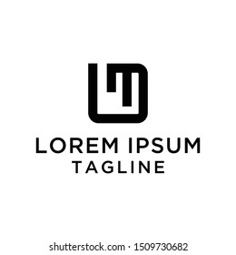 Letter Initial Logo M Piano, Logo Template
