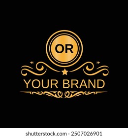 Letter OR initial logo or monogram design