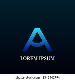 A letter initial logo, sign, icor or symbol for creative and business company