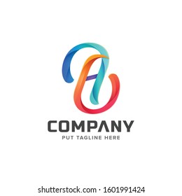 Letter Initial A logo Template for company