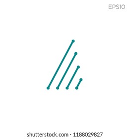 A letter initial logo template download file in eps10