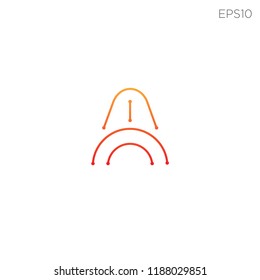 A letter initial logo template download file in eps10