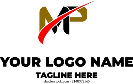letter initial logo template vector icon illustration