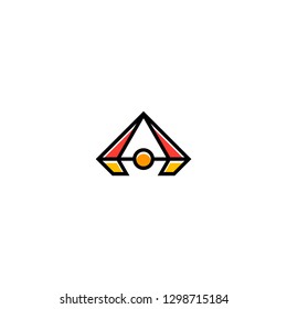 Letter A initial logo vector icon