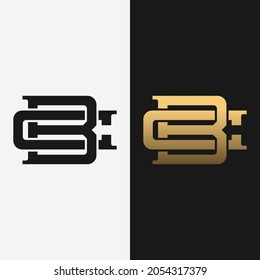 Letter Initial Monogram B C BC CB Logo Design Template. Suitable for Fashion Clothing Apparel Sport Finance Management Business Brand Company Shop Logo Design.