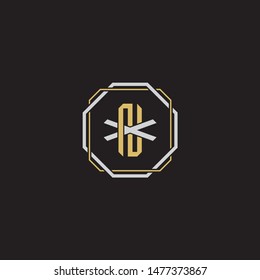 Letter initial NX N X XN monogram logo classic style with emblem hexagon line isolated on black background and gold silver colors combination EPS 10