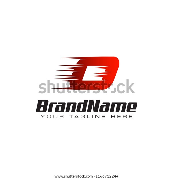 Letter Initial O\
Speed Logo Design\
Template