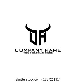 Letter Initial OA logo icon design template.