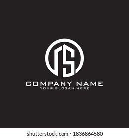 Letter Initial S logo icon design template.